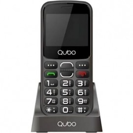 QUBO - Teléfono Móvil Qubo X-230BKC 4G para Personas Mayores/ Negro - X-230BKC 4G