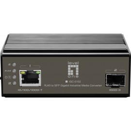 LEVELONE - LevelOne IGC-0102 convertidor de medio 1000 Mbit/s Negro - IGC-0102