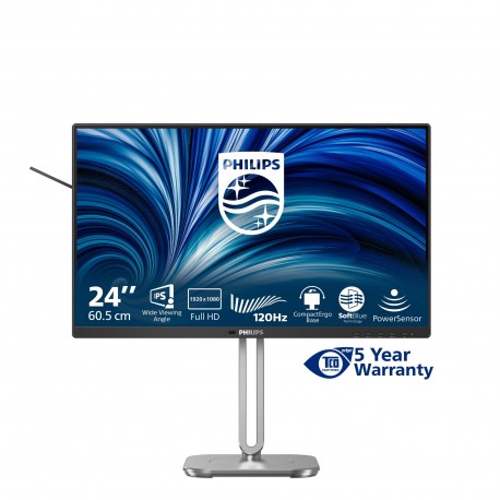 PHILIPS - Philips 4000 series 24B2N4200/00 pantalla para PC 60,5 cm (23.8'') 1920 x 1080 Pixeles Full HD LCD Gris - 24B2N4200/00