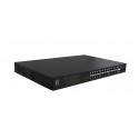 LEVELONE - LevelOne FGP-2831 switch No administrado Fast Ethernet (10/100) Energía sobre Ethernet (PoE) 1U Negro - FGP-2831