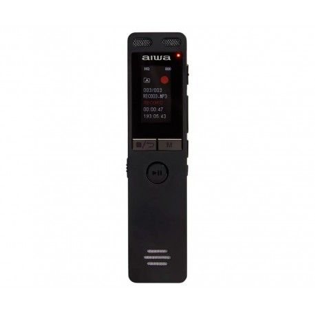 AIWA - AIWA DVR-A400 BLACK / GRABADORA DE VOZ DIGITAL 16GB - DVR-A400