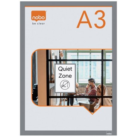 NOBO - Nobo 1915699 marco magnético A3 Gris - 1915699
