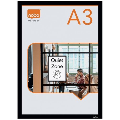 NOBO - Nobo 1915700 marco magnético A3 Negro - 1915700