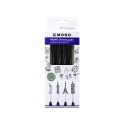 TOMBOW - Tombow WS-EFL-H-F-4P rotulador de punta fina Fino Negro 4 pieza(s) - 273610041