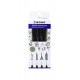 TOMBOW - Tombow WS-EFL-H-F-4P rotulador de punta fina Fino Negro 4 pieza(s) - 273610041
