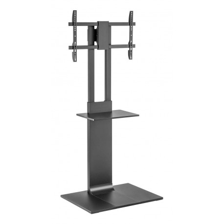 AISENS - AISENS Soporte de Suelo con Bandeja DVD para Monitor/TV 50kg de 37-86, Negro - FT86TSE-399