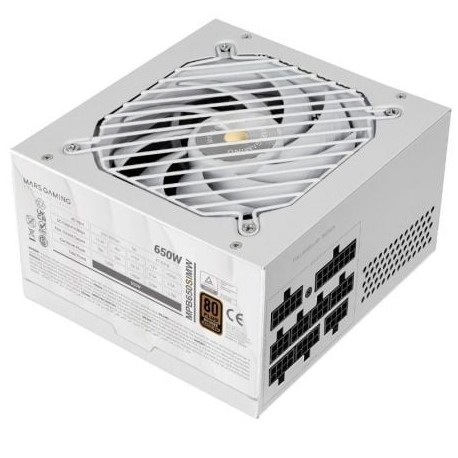 MARS GAMING - Fuente de Alimentación Mars Gaming MPB650SIM/ 650W/ Ventilador 12cm/ 80 Plus Bronze - MPB650SIMW