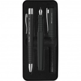 Faber-Castell Poly Ball Set Negro 3 pieza(s)