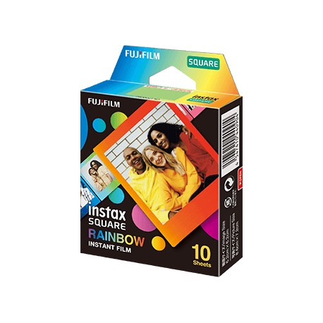 FUJIFILM INSTAX SQUARE RAINBOW / PELÍCULA FOTOGRÁFICA INSTANTÁNEA