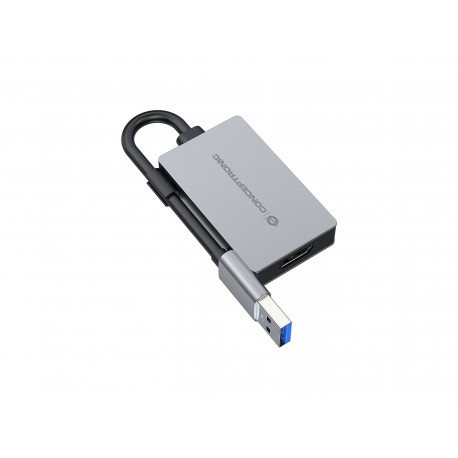Conceptronic ABBY22G Adaptador gráfico USB 1920 x 1080 Pixeles Gris