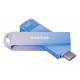 SanDisk Creator Phone Drive unidad flash USB 128 GB USB Type-C / Lightning 3.2 Gen 1 (3.1 Gen 1) Azul, Lila