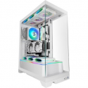 Caja Gaming Semitorre Mars Gaming MC-PRISMA/ Blanca