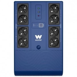 SAI Línea Interactiva Woxter Multibase UPS 1200 VA/ 1200VA-720W/ 8 Salidas/ Formato Torre