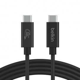 Belkin INZ004BT2MBK cable USB USB4 Gen 2x2 2 m USB C Negro