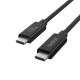 Belkin INZ004BT2MBK cable USB USB4 Gen 2x2 2 m USB C Negro