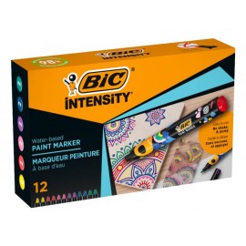 BIC Intensity marcador 12 pieza(s) Punta redonda Multicolor