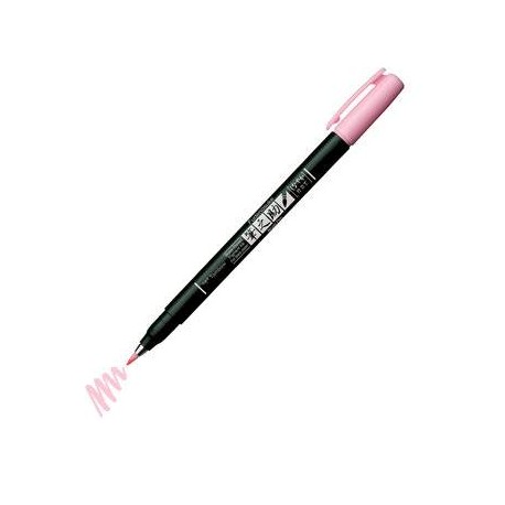 Tombow Fudenosuke Pastel marcador 1 pieza(s) Punta de pincel Rosa