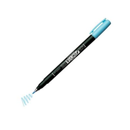 Tombow Fudenosuke Pastel marcador 1 pieza(s) Punta de pincel Azul claro
