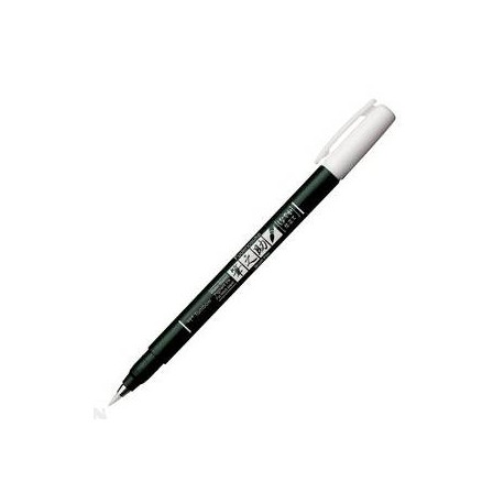 Tombow Fudenosuke Pastel marcador 1 pieza(s) Punta de pincel Blanco