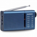Radio Portátil Daewoo DW1036/ a Pilas/ Azul
