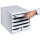 Exacompta 312740D organizador para cajón de escritorio Poliestireno (PS) Blanco