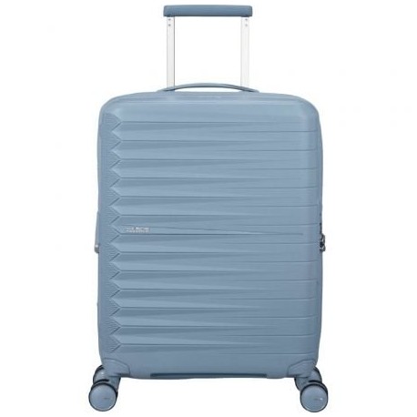 Maleta de Cabina American Tourister FastForward Spinner Expansible 55cm/ 55x40x23cm/ 4 Ruedas/ Azul