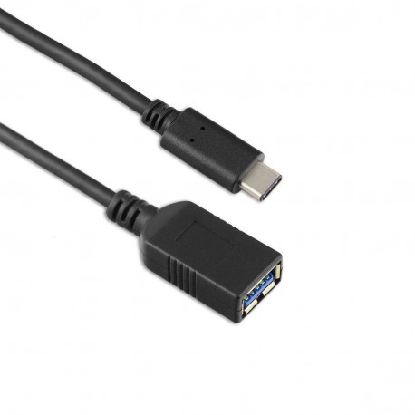 Targus ACC923EUX cable USB 0,15 m USB C USB A Macho Hembra Negro