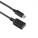 Targus ACC923EUX cable USB 0,15 m USB C USB A Macho Hembra Negro