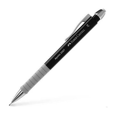 FABER CASTELL PORTAMINAS 2327 APOLLO 0,7MM NEGRO -5U-