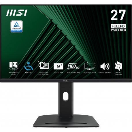 MSI PRO MP275PG pantalla para PC 68,6 cm (27'') 1920 x 1080 Pixeles Full HD LCD Negro