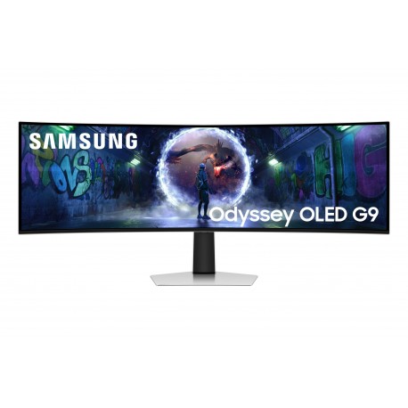 SAMSUNG - Samsung G93SD pantalla para PC 124,5 cm (49'') 5120 x 1440 Pixeles Dual QHD OLED Plata - LS49DG934SUXEN?AT
