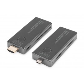 Digitus Extensor de vídeo 4K inalámbrico, 30 m (USB-C - HDMI)