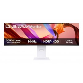 LG 49U950A-W pantalla para PC 124,5 cm (49'') 5120 x 1440 Pixeles Dual QHD LED Negro, Blanco