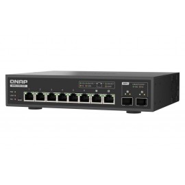 QNAP QSW-L3208-2C6T switch Gestionado 10G Ethernet (100/1000/10000) Escritorio Negro