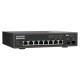 QNAP QSW-L3208-2C6T switch Gestionado 10G Ethernet (100/1000/10000) Escritorio Negro