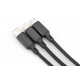 Digitus AK-300160-010-S cable USB 1 m USB A USB C/Micro-USB B/Lightning Negro