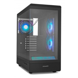 NOX Hummer NXHUMMERSIGNALBK carcasa de ordenador Midi Tower Negro