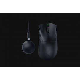 RAZER - Razer DeathAdder V4 Pro ratón Juego mano derecha RF Wireless + USB Type-A Óptico 45000 DPI - rz01-05330100-r3g1