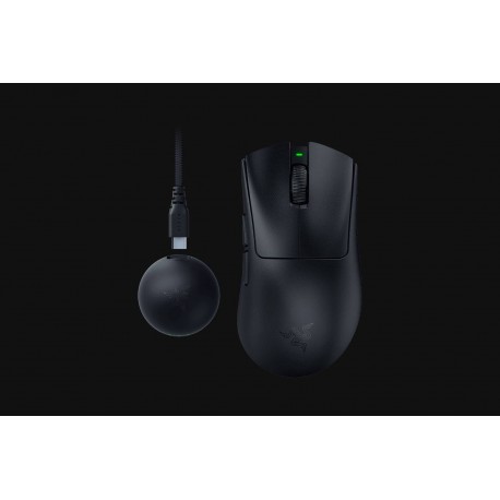 RAZER - Razer DeathAdder V4 Pro ratón Juego mano derecha RF Wireless + USB Type-A Óptico 45000 DPI - rz01-05330100-r3g1