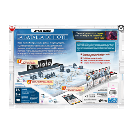 Juego de mesa star wars: la batala de hoth