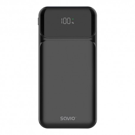 Savio BA-08 batería externa Polímero de litio 1000 mAh Negro