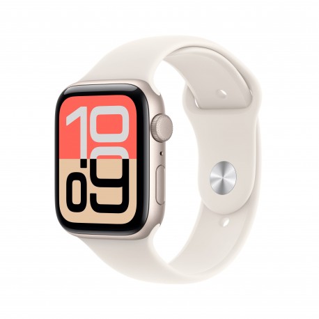 Apple Watch SE (3nd generation) OLED 44 mm Digital 368 x 448 Pixeles Pantalla táctil Beige Wifi GPS (satélite)