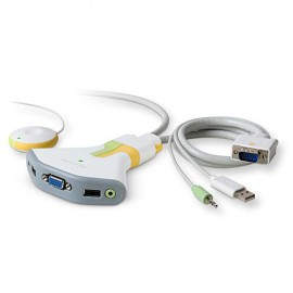Belkin Flip USB with Audio KVM Switch  2p