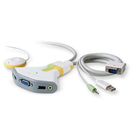 Belkin Flip USB with Audio KVM Switch  2p