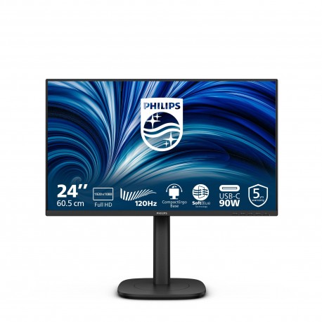 Philips 3000 series 24B2U3301/00 pantalla para PC 60,5 cm (23.8'') 1920 x 1080 Pixeles Full HD LCD Negro