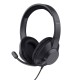 Trust Ayda Max Auriculares Alámbrico Diadema Llamadas/Música USB Type-C / USB Type-A Negro