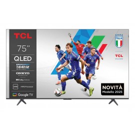 TCL P8K 75P8K Televisor 190,5 cm (75'') 4K Ultra HD Smart TV Wifi Metálico 350 cd / m²