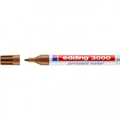 Edding 3000 marcador permanente Punta redonda Ocre
