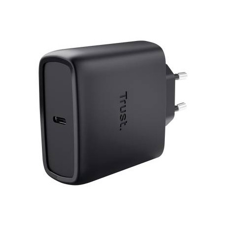 Trust Maxo Cargador GaN USB-C de 65 W - Negro