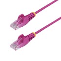 STARTECH.COM - StarTech.com Cable de Red Ethernet CAT6 Delgado sin Enganches Rosa